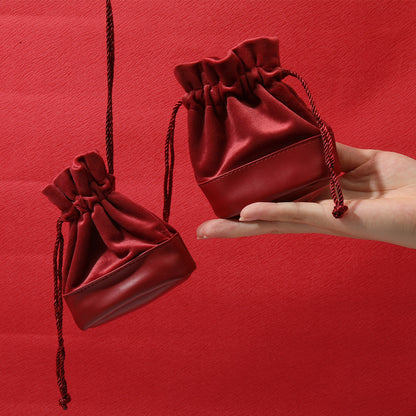 Velvet drawstring bag