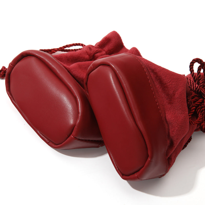 Velvet drawstring bag