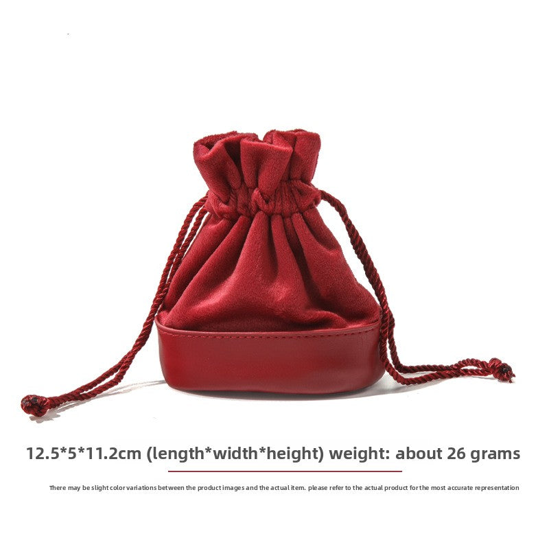 Velvet drawstring bag