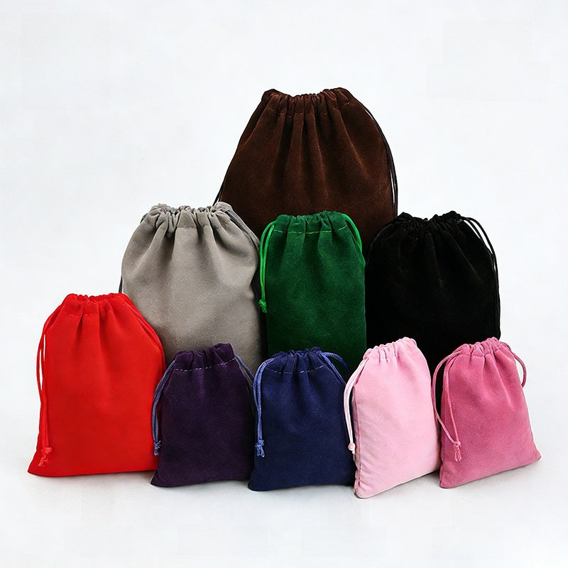 Velvet drawstring bag