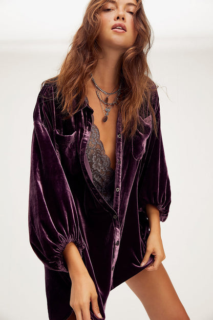 velvet dress