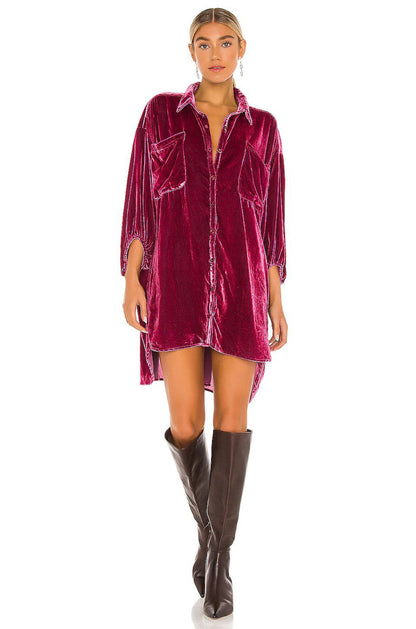 velvet dress