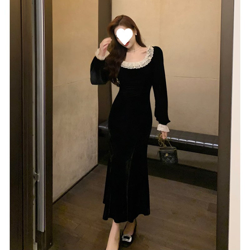 velvet dress