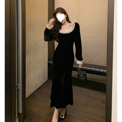 velvet dress
