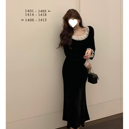 velvet dress