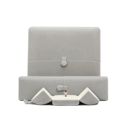 Velvet Jewelry Box with Double Opening