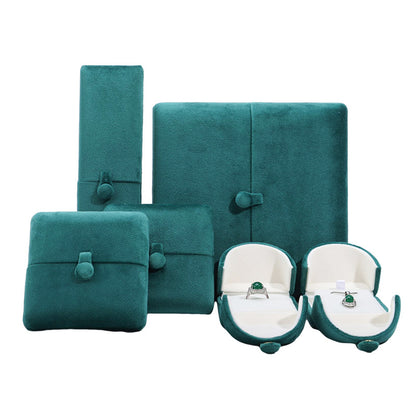 Velvet Jewelry Box with Double Opening