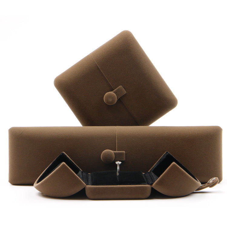 Velvet Jewelry Box with Double Opening