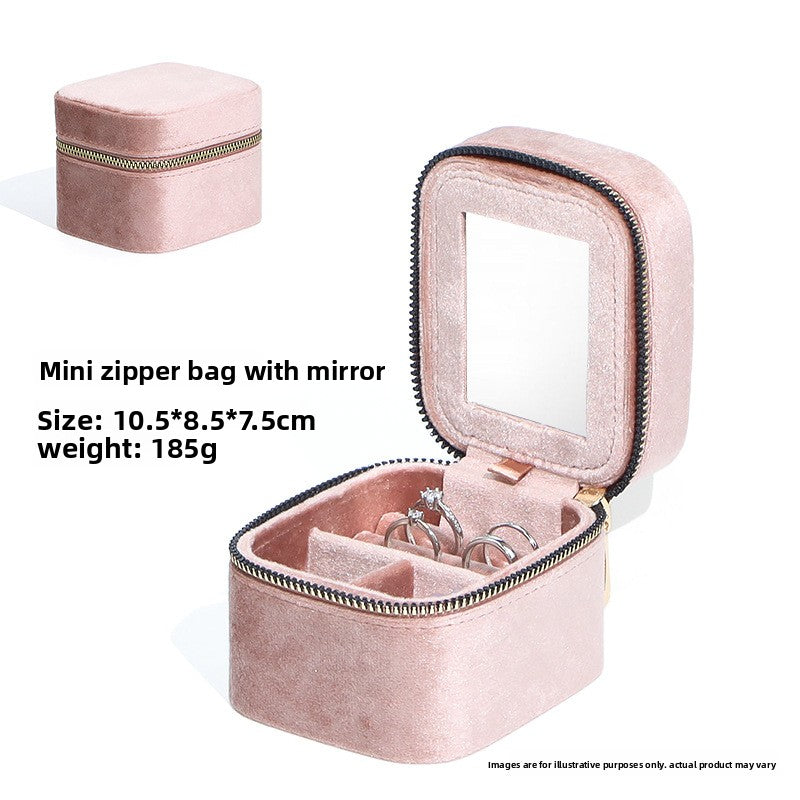 Velvet jewelry storage bag