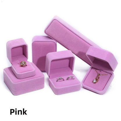 Velvet Jewelry Storage Boxes