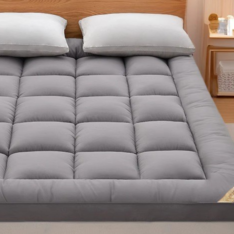 Velvet Mattress Topper Polyester Filling