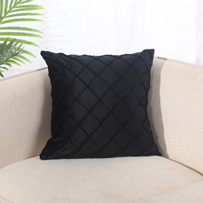 Velvet Plaid Pillowcase
