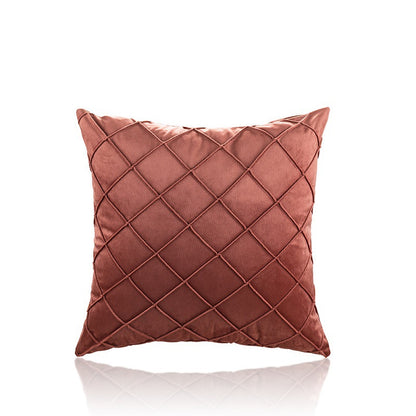 Velvet Plaid Pillowcase