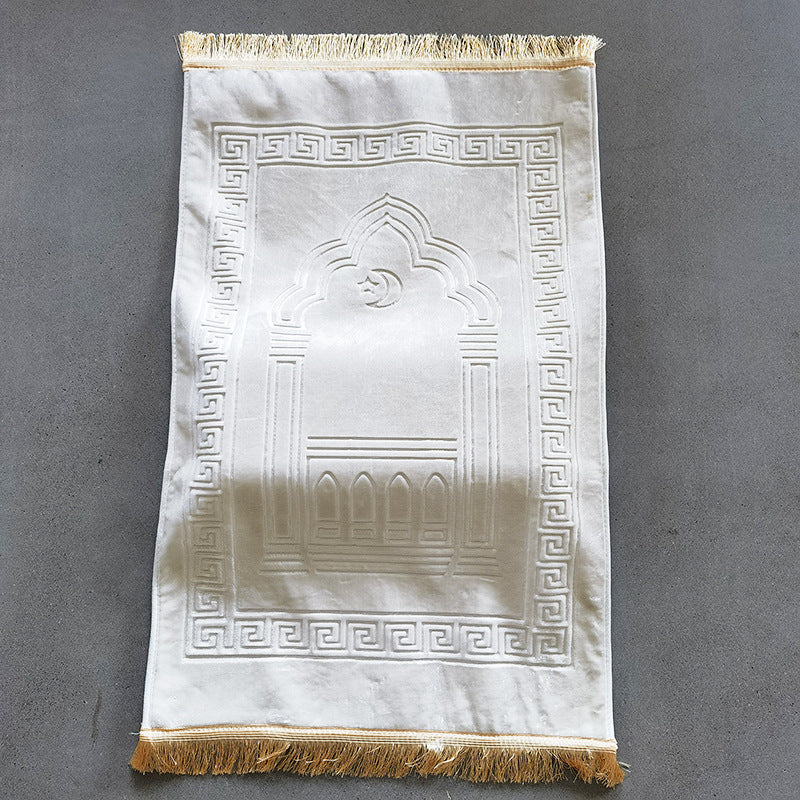 Velvet Prayer Mat with Memory Foam
