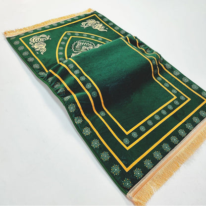 Velvet Prayer Mat with Memory Foam