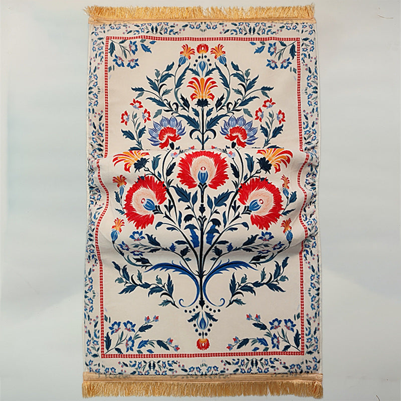 Velvet Prayer Mat with Memory Foam