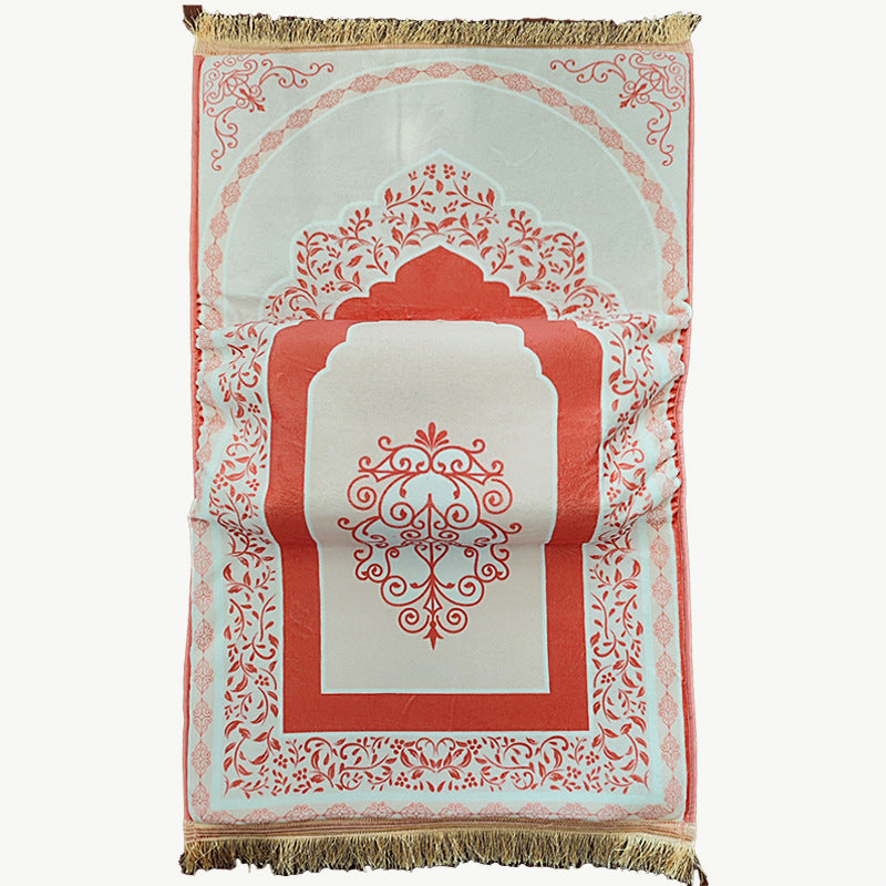 Velvet Prayer Mat with Memory Foam