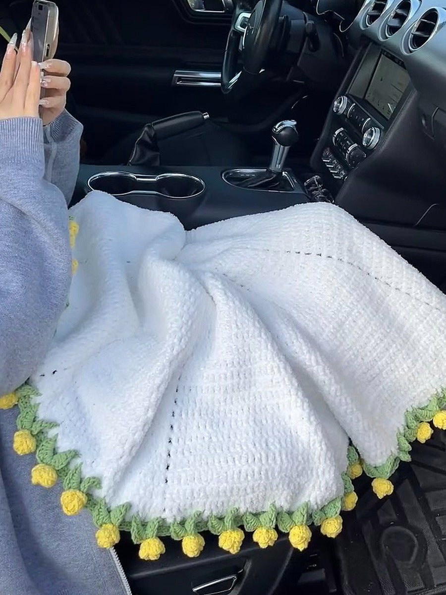 Velvet Rose Crochet Blanket DIY Kit