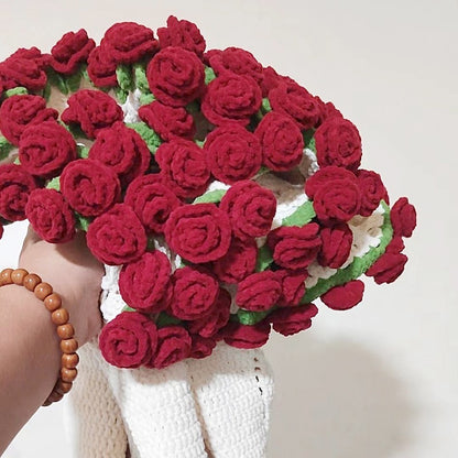 Velvet Rose Crochet Blanket DIY Kit