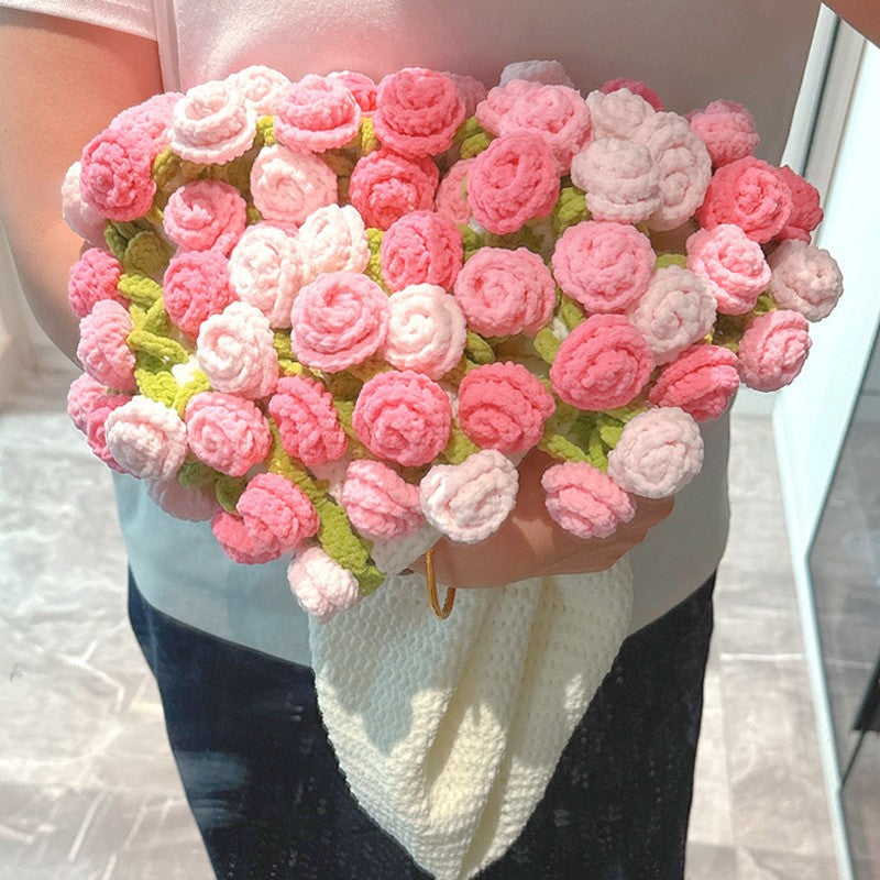 Velvet Rose Crochet Blanket DIY Kit
