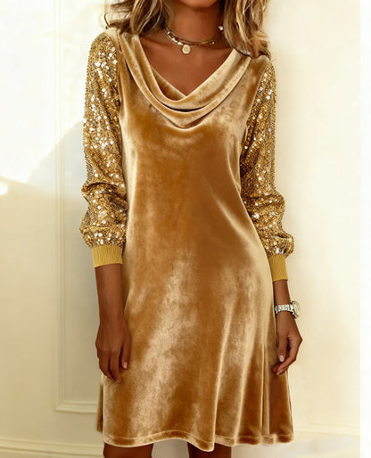 Velvet Sequin Dress