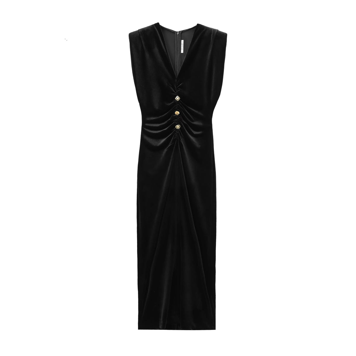 Velvet Sleeveless Maxi Dress