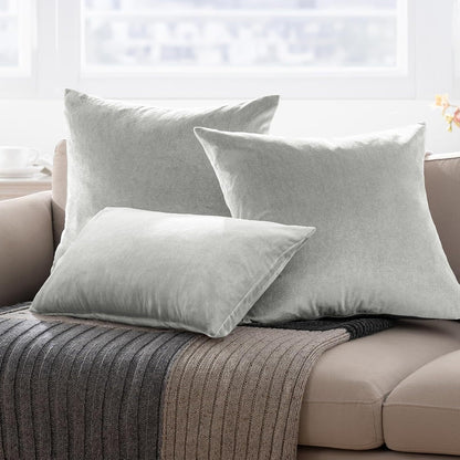 Velvet solid color pillow case