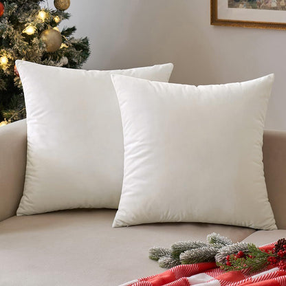 Velvet solid color pillow case