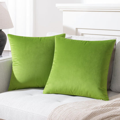Velvet solid color pillow case