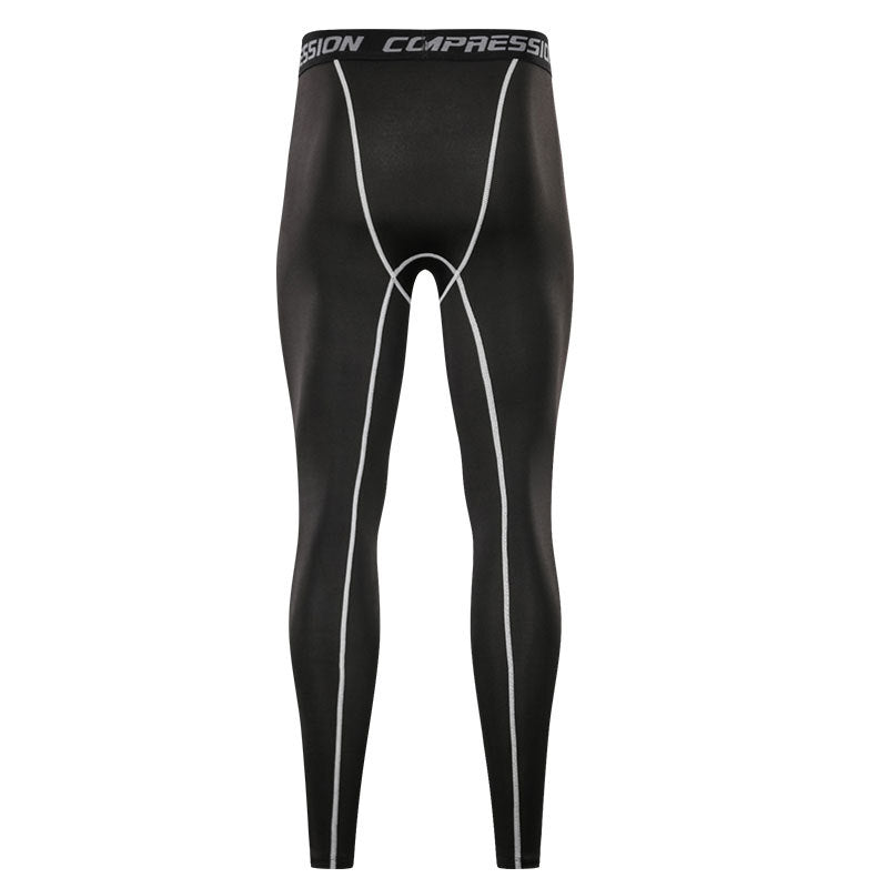 Velvet Sports Fitness Pants Men's Running Elastic Quick-Drying Training Leggings