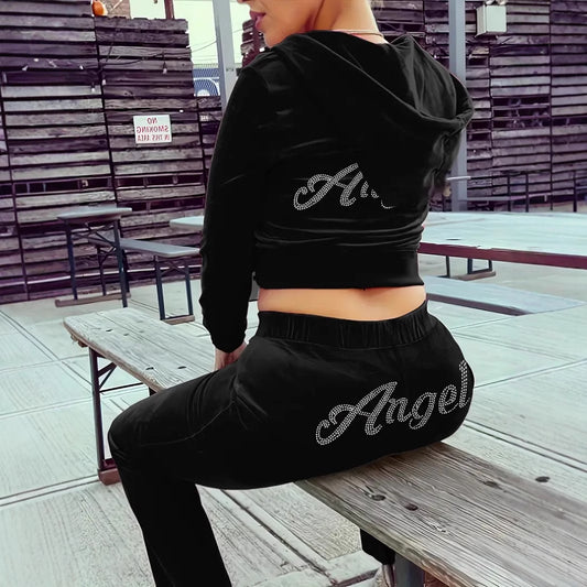 velvet tracksuit