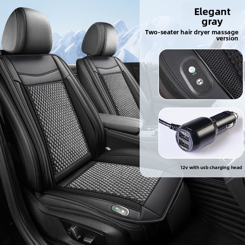 Ventilated Car Seat Cushion with Cooling Fan