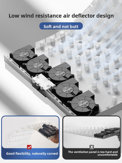 Ventilated Car Seat Cushion with Cooling Fans