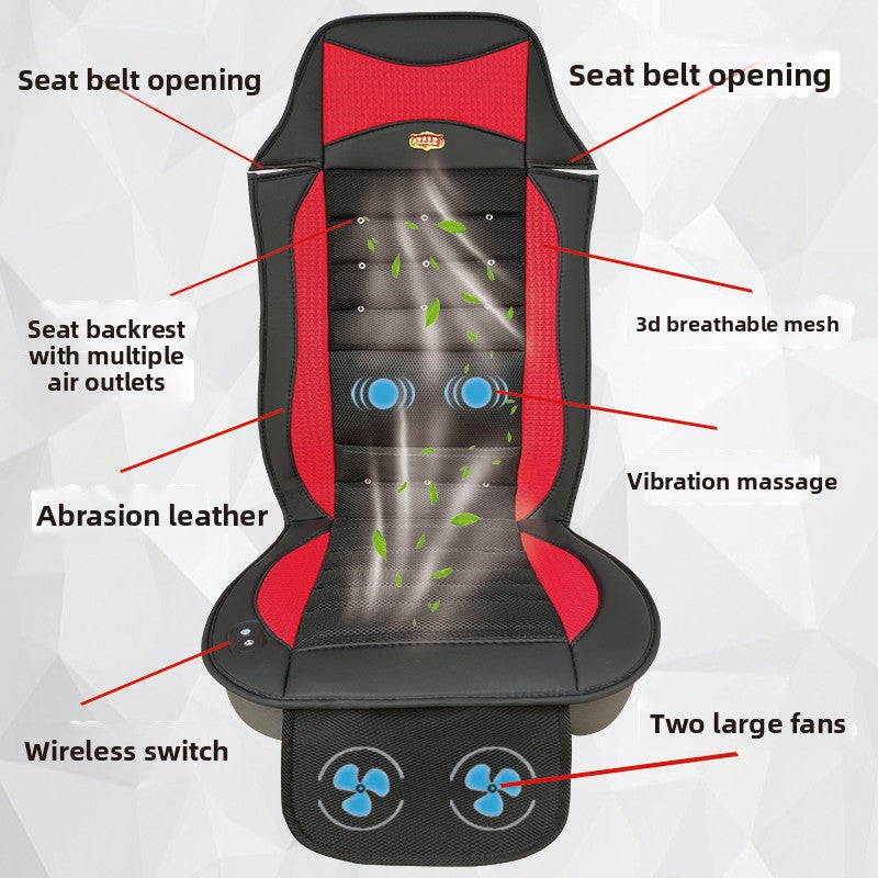 Ventilated Car Seat Cushion with Massage Function
