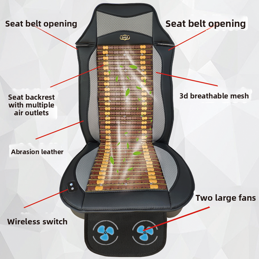 Ventilated Car Seat Cushion with Massage Function
