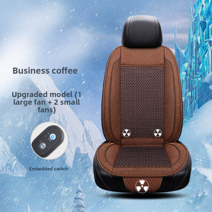 Ventilated Massage Car Seat Cushion with Cooling Function