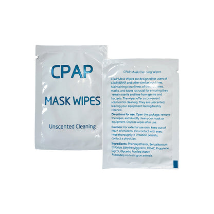 Ventilator accessories CPAP mask cleaning wipes