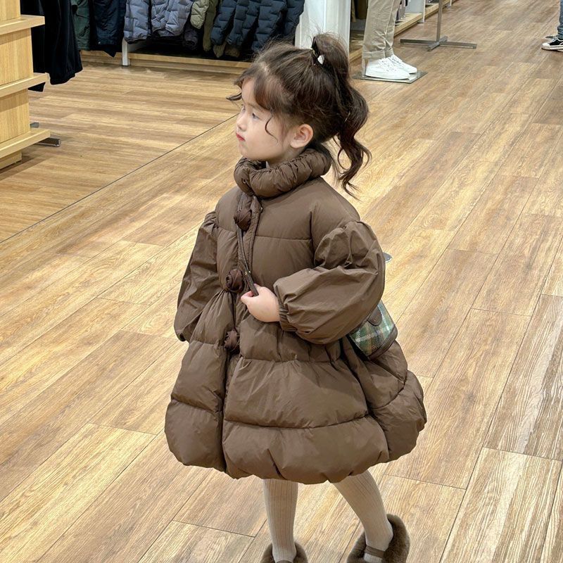 Versatile Bud-Shaped Stand-Up Collar Cotton-Padded Jacket