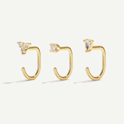Versatile Commuter-Style Stud Earrings for Women