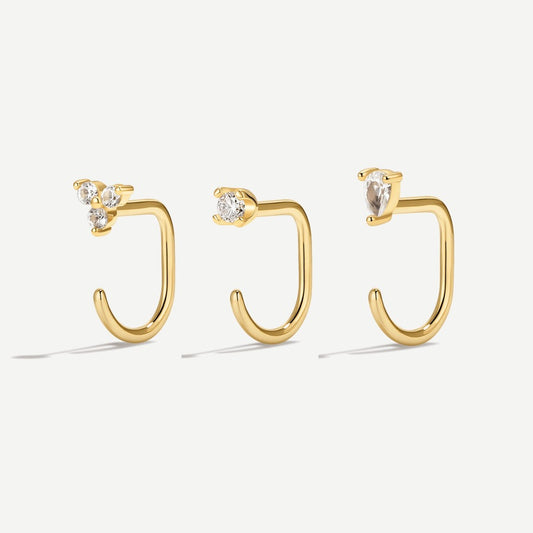 Versatile Commuter-Style Stud Earrings for Women