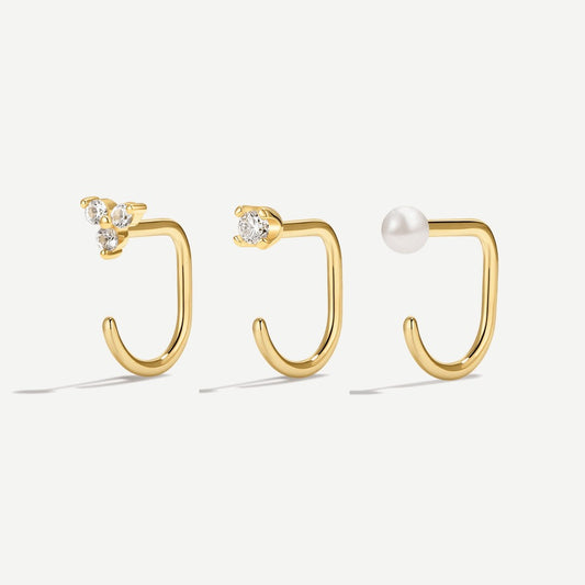 Versatile Commuter-Style Stud Earrings for Women
