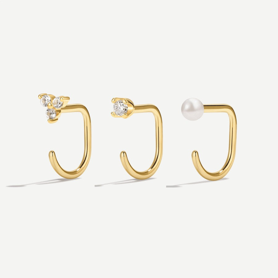 Versatile Commuter-Style Stud Earrings for Women