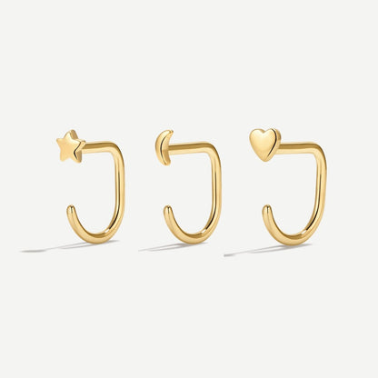 Versatile Commuter-Style Stud Earrings for Women