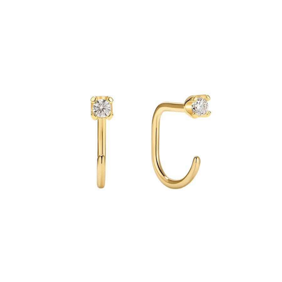 Versatile Commuter-Style Stud Earrings for Women