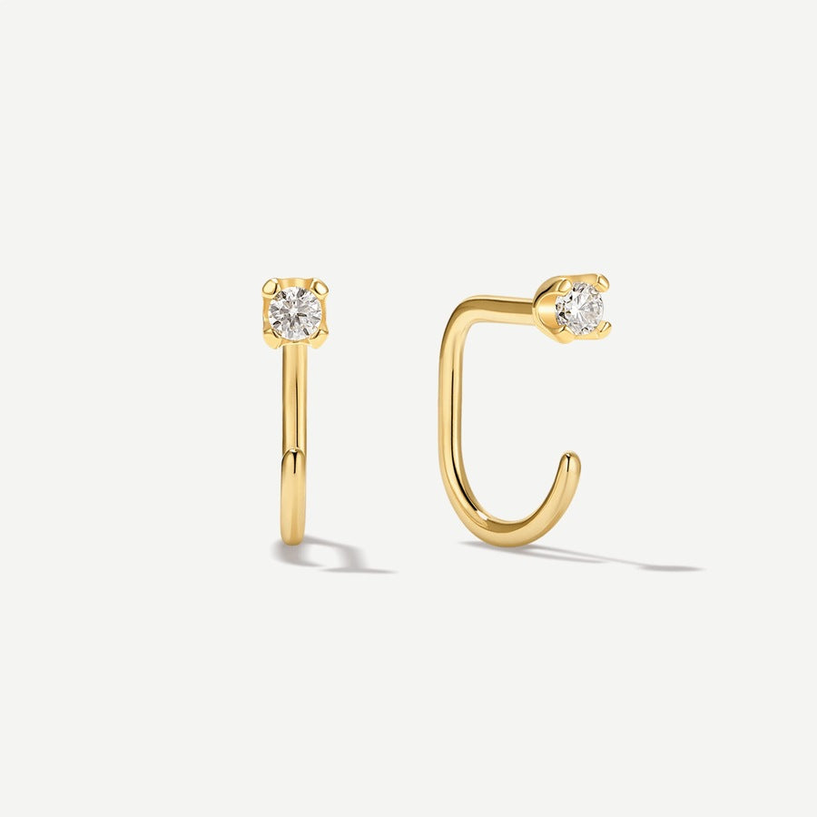 Versatile Commuter-Style Stud Earrings for Women
