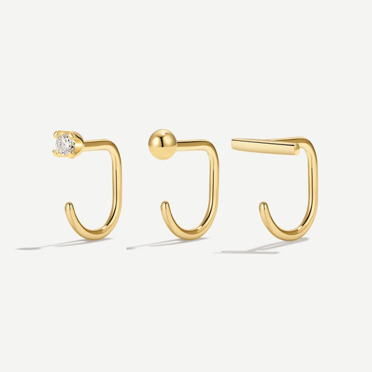 Versatile Commuter-Style Stud Earrings for Women