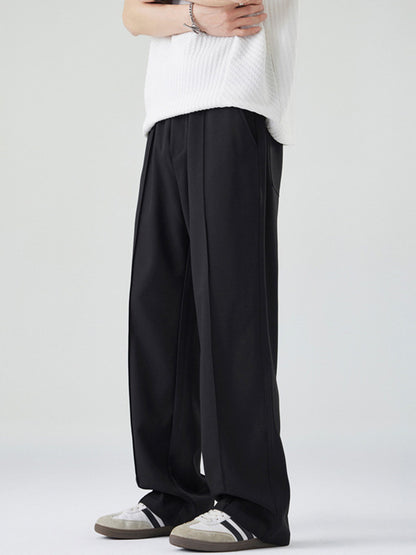 Versatile Drawstring Casual Pants