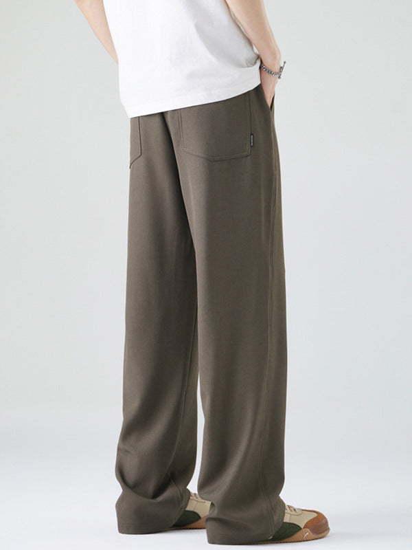 Versatile Drawstring Casual Pants