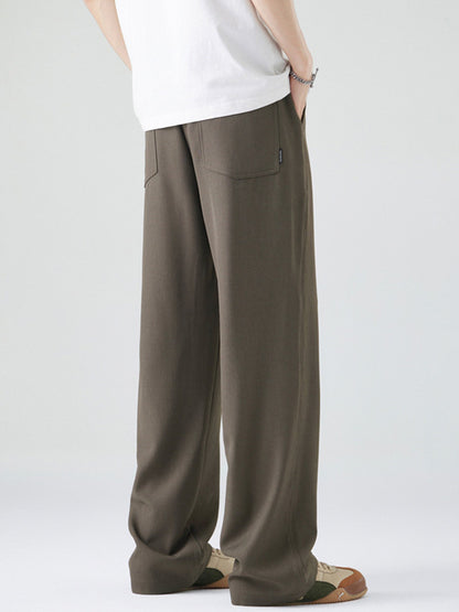Versatile Drawstring Casual Pants