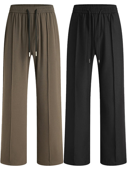 Versatile Drawstring Casual Pants
